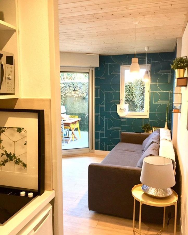 Ferienwohnung Rez De Jardin + Terrasse Piscine Et Acces Direct Plage Saint-Cyprien  Exterior foto
